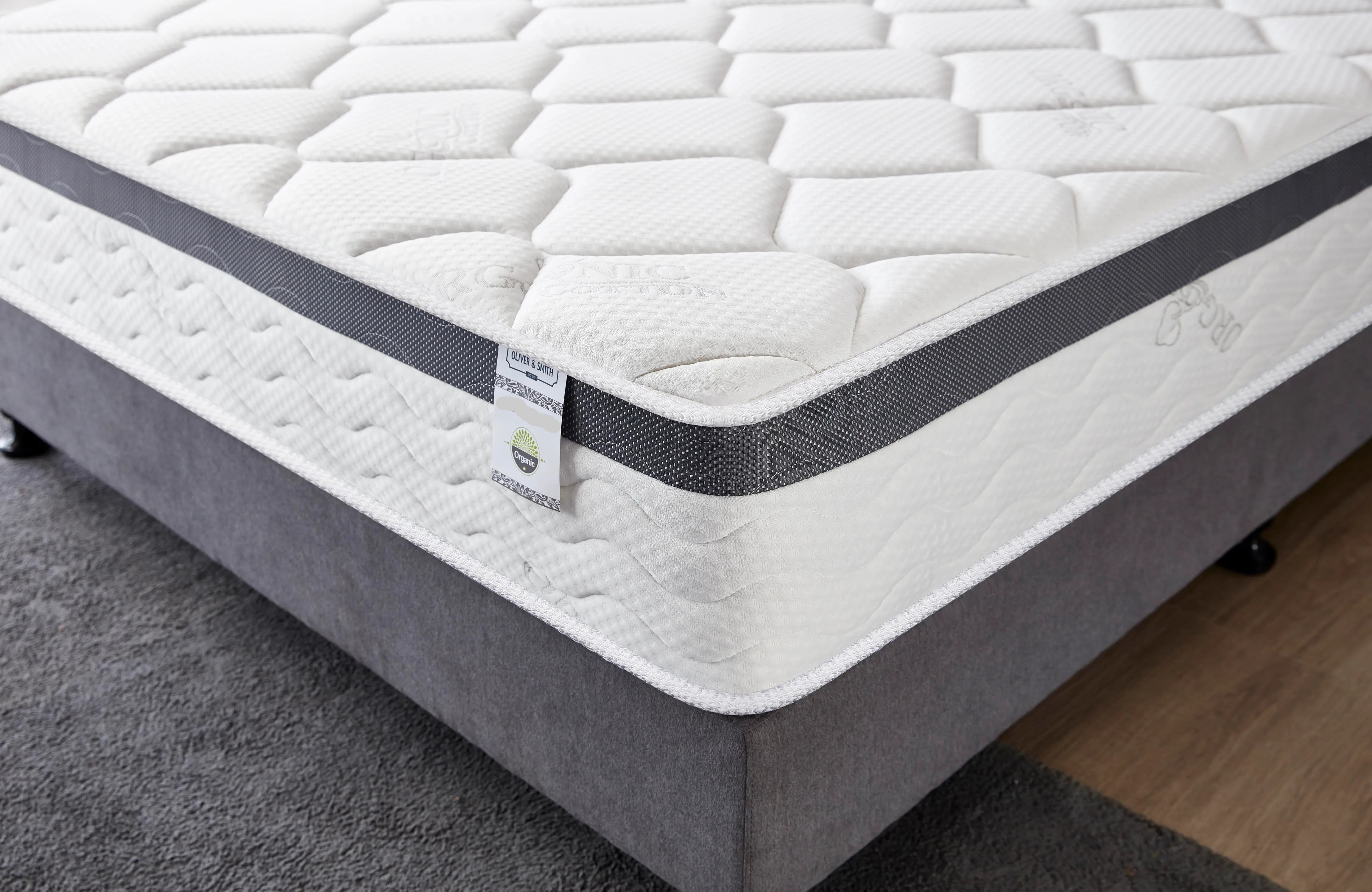 THE PREMIUM - 10" - "THE COMFORT" Medium - Euro Pillow Top - Encased Spring and Memory Foam - Organic Cotton Mattress