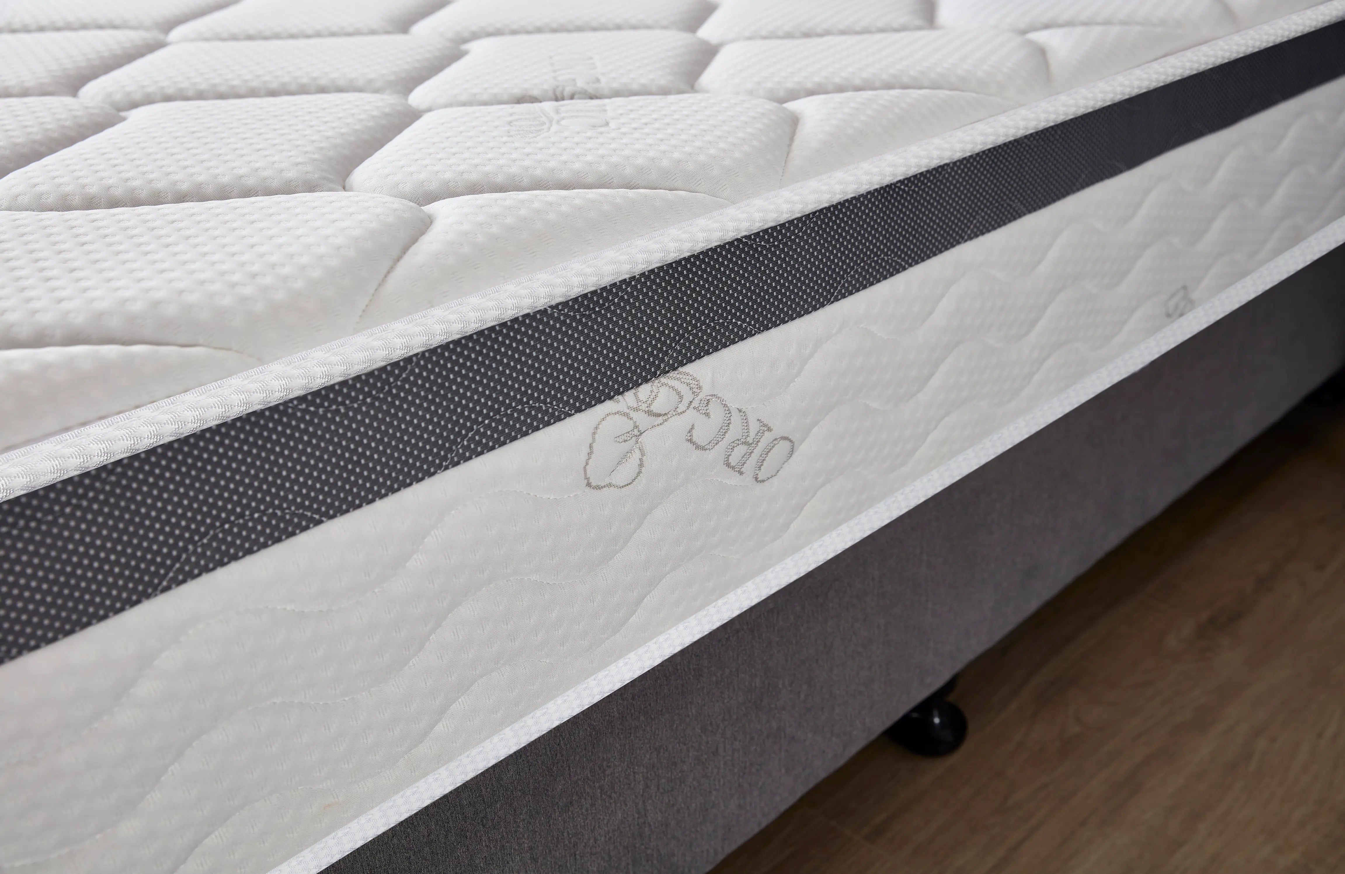 THE PREMIUM - 10" - "THE COMFORT" Medium - Euro Pillow Top - Encased Spring and Memory Foam - Organic Cotton Mattress