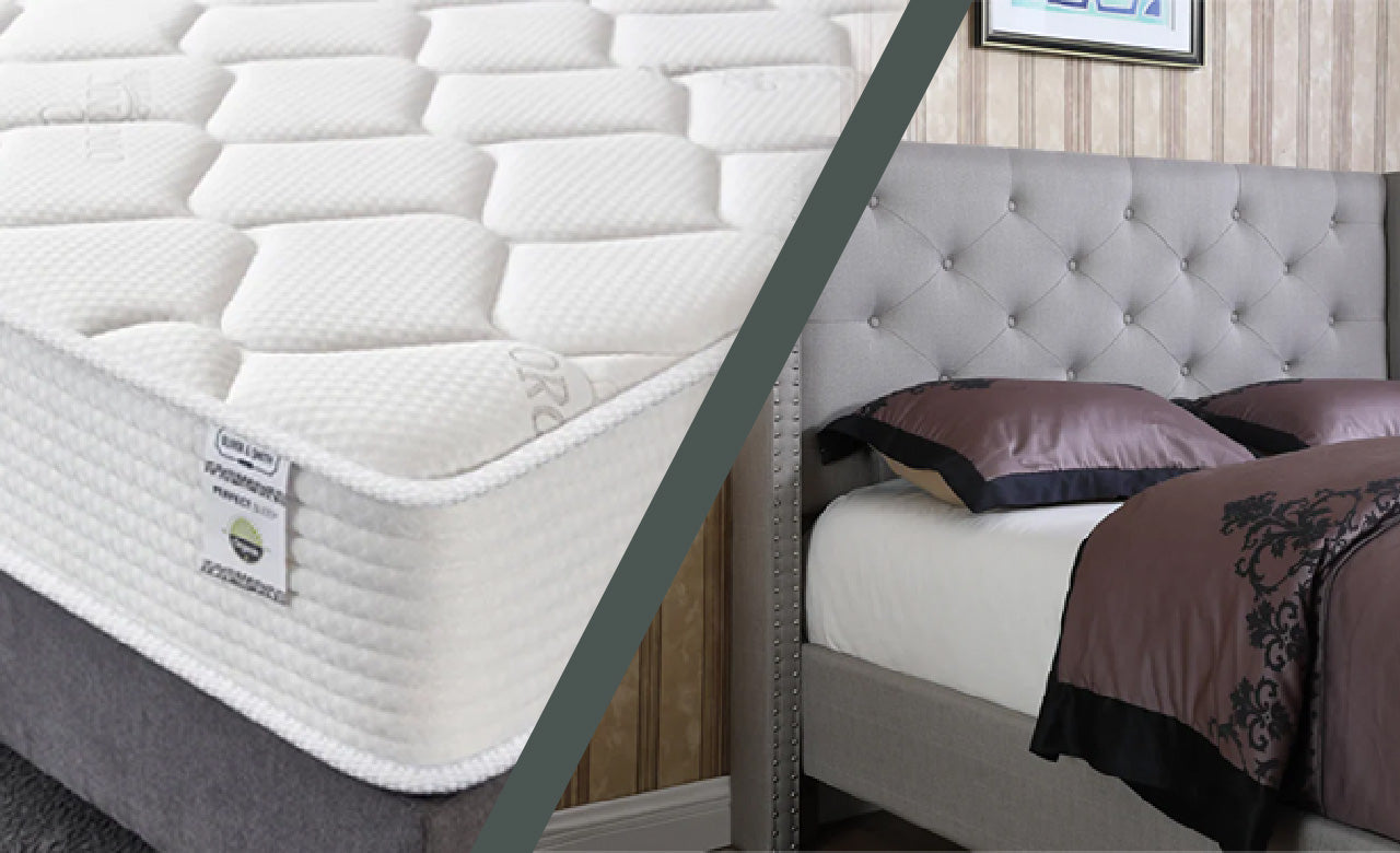 BUNDLE 1 - The COMFORT - Platform Bed & The Premium - 10" - Medium Firm Mattress