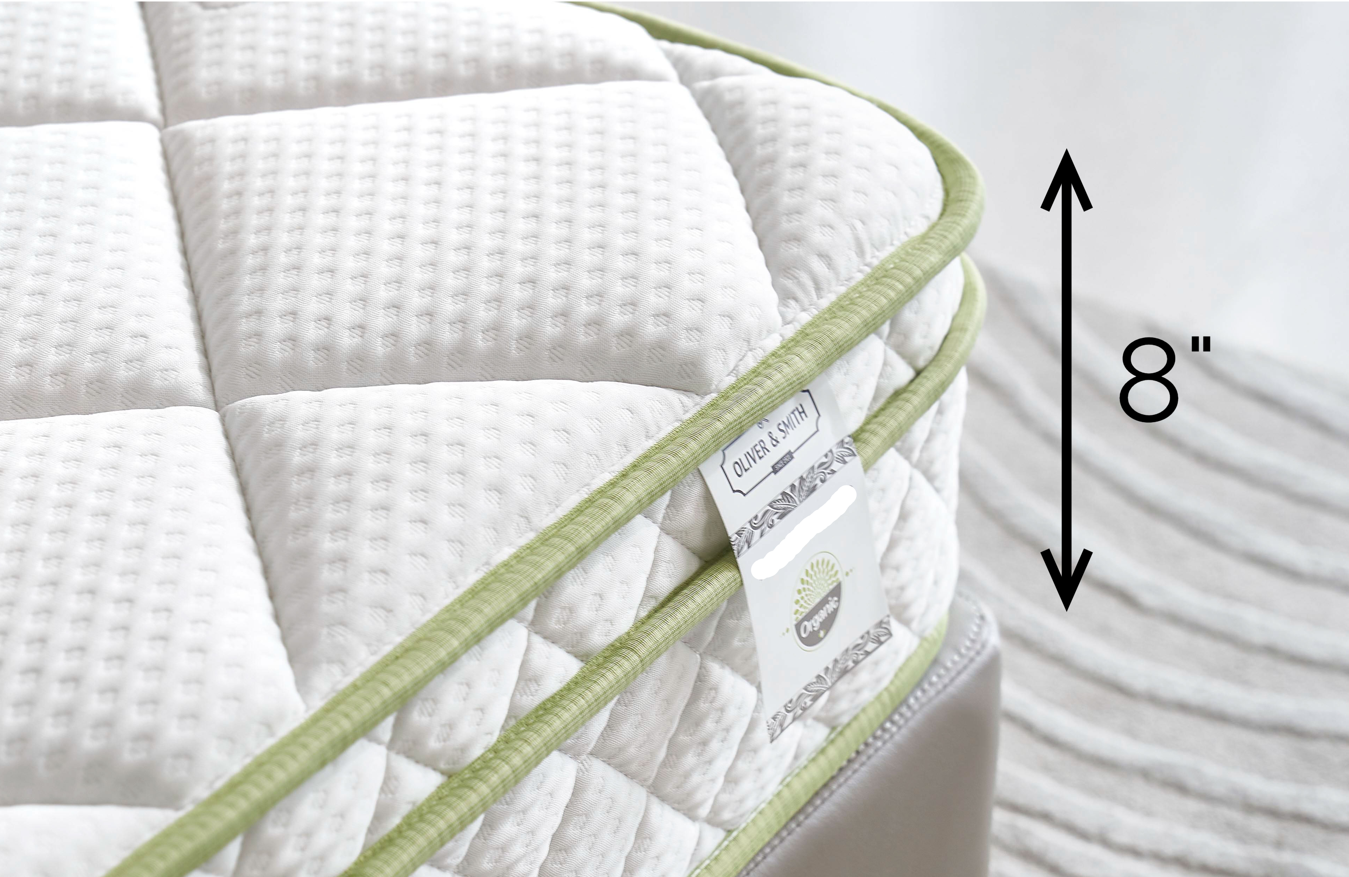 THE STANDARD - 8" Medium - Euro Hybrid Mattress - Spring and Foam Mattress